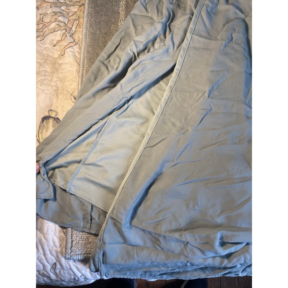 Show Me Your Mumu Blue Halter Maxi Dress Small Open Back Boho Flowy - Picture 2 of 7